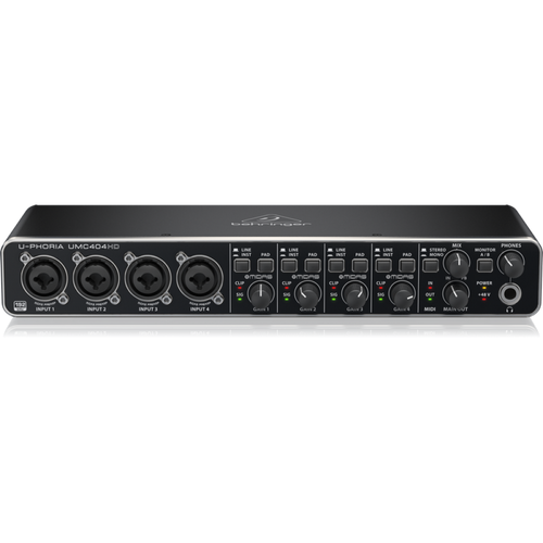 Behringer UMC404HD - U-Phoria 4x4 USB Audio/MIDI Interface