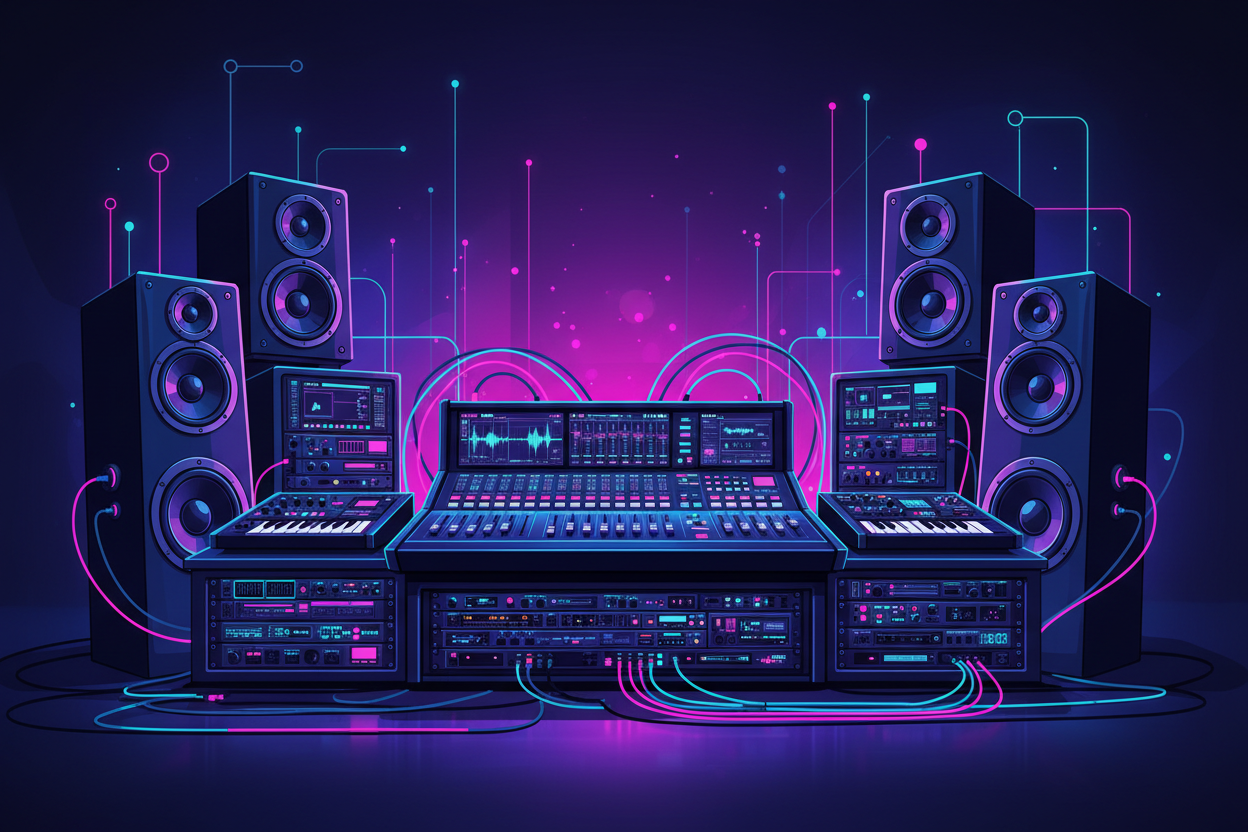 Pro Audio Illustration